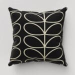 Orla Kiely Jumbo Linear Stem Liquorice Cushion