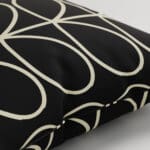 Orla Kiely Jumbo Linear Stem Liquorice Cushion