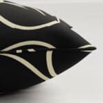 Orla Kiely Jumbo Linear Stem Liquorice Cushion