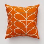Orla Kiely Jumbo Linear Stem Persimmon Cushion