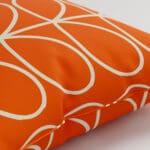 Orla Kiely Jumbo Linear Stem Persimmon Cushion
