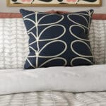 Orla Kiely Jumbo Linear Stem Whale Cushion