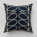 Orla Kiely Jumbo Linear Stem Whale Cushion
