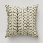 Orla Kiely Linear Stem Black Cushion