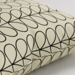 Orla Kiely Linear Stem Black Cushion