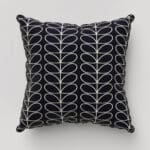 Orla Kiely Linear Stem Navy Whale Cushion