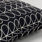 Orla Kiely Linear Stem Navy Whale Cushion