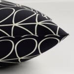 Orla Kiely Linear Stem Navy Whale Cushion