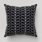 Orla Kiely Linear Stem Navy Whale Cushion
