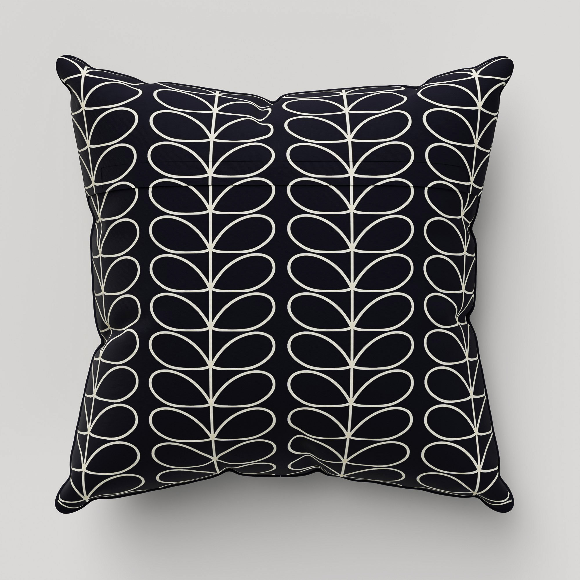 Orla Kiely Linear Stem Navy Whale Cushion - Image 5