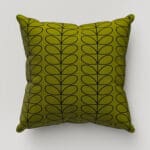 Orla Kiely Linear Stem Olive & Black Cushion