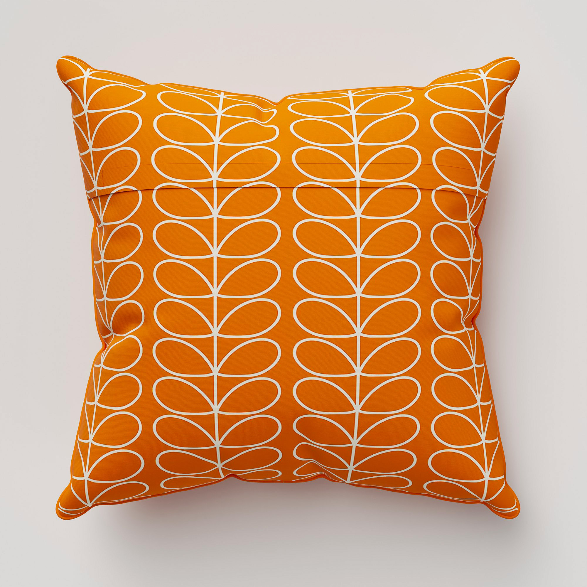 Orla Kiely Linear Stem Persimmon Cushion - Image 5