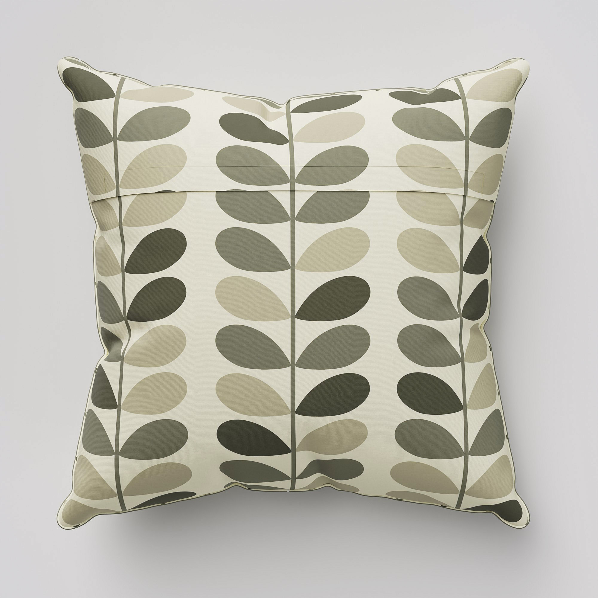Orla Kiely Multi Stem Warm Grey Cushion - Image 5
