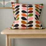 Orla Kiely Multi Stem Pink & Red Cushion