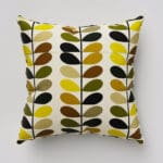 Orla Kiely Multi Stem Yellow Cushion
