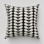 Orla Kiely Solid Stem Black Cushion