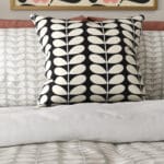 Orla Kiely Solid Stem Black Cushion