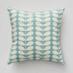 Orla Kiely Solid Stem Duckegg Cushion