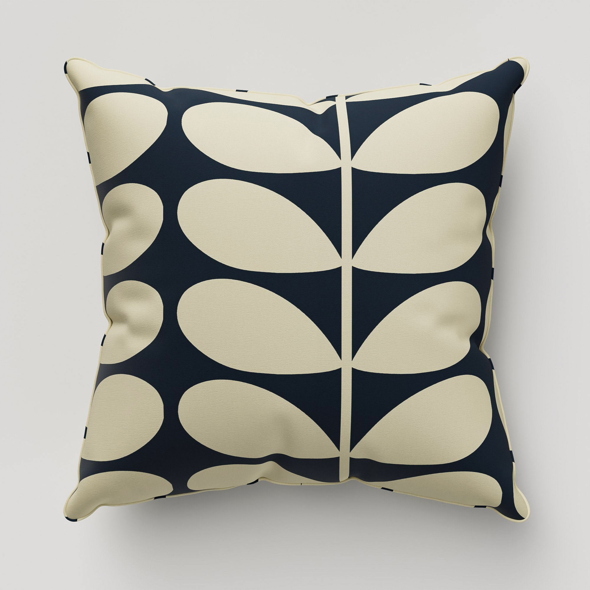 Orla Kiely Jumbo Solid Stem Whale Cushion - Image 2