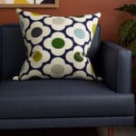 Orla Kiely Spot Flower Blue Multi Cushion