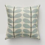 Orla Kiely Two Colour Stem Powder Blue Cushion