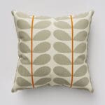 Orla Kiely Two Colour Stem Warm Grey Cushion