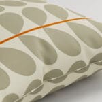 Orla Kiely Two Colour Stem Warm Grey Cushion