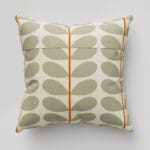 Orla Kiely Two Colour Stem Warm Grey Cushion