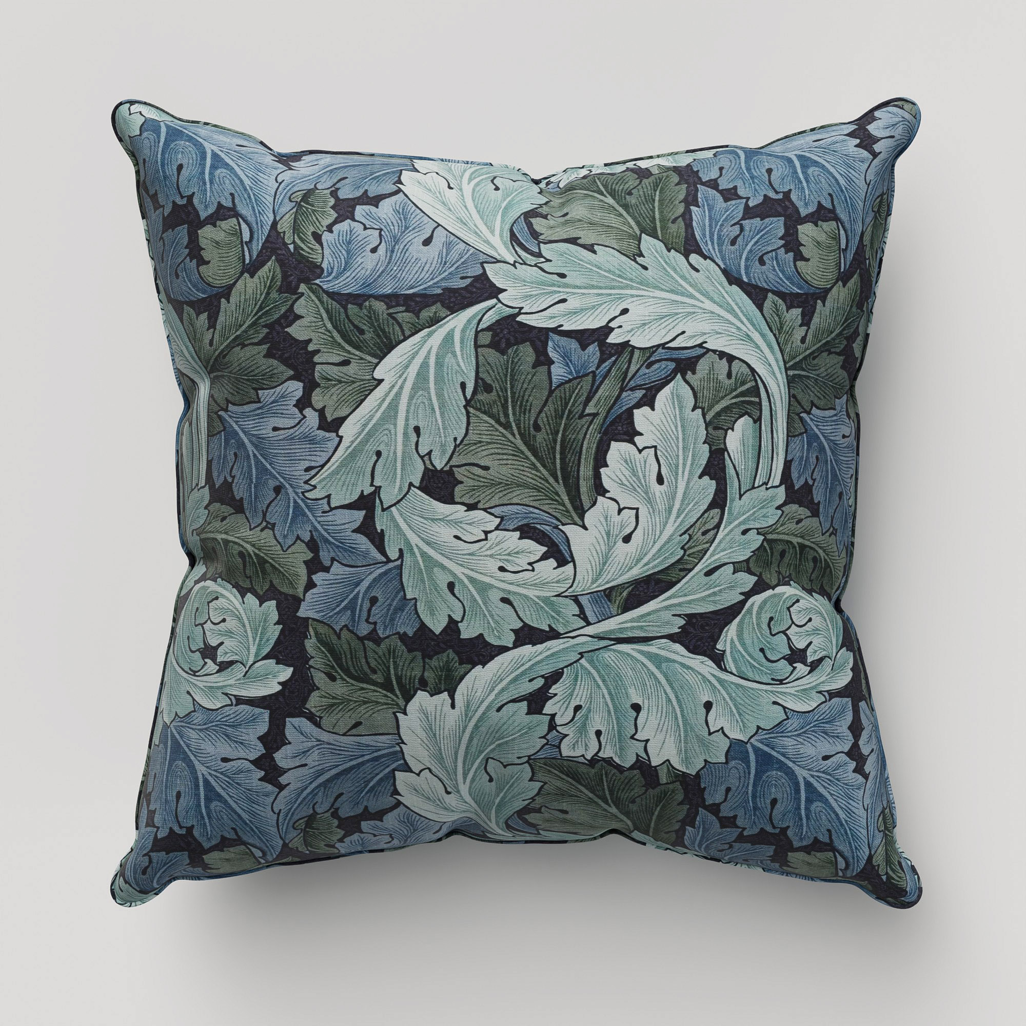 William Morris At Home Acanthus Indigo Cushion - Image 2
