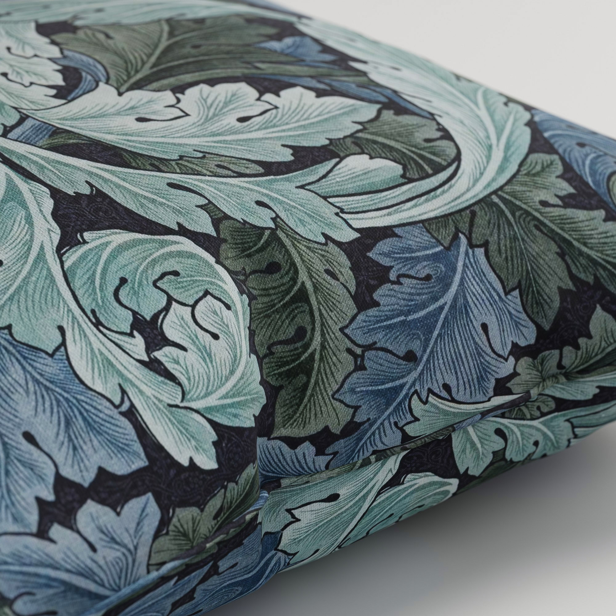 William Morris At Home Acanthus Indigo Cushion - Image 3