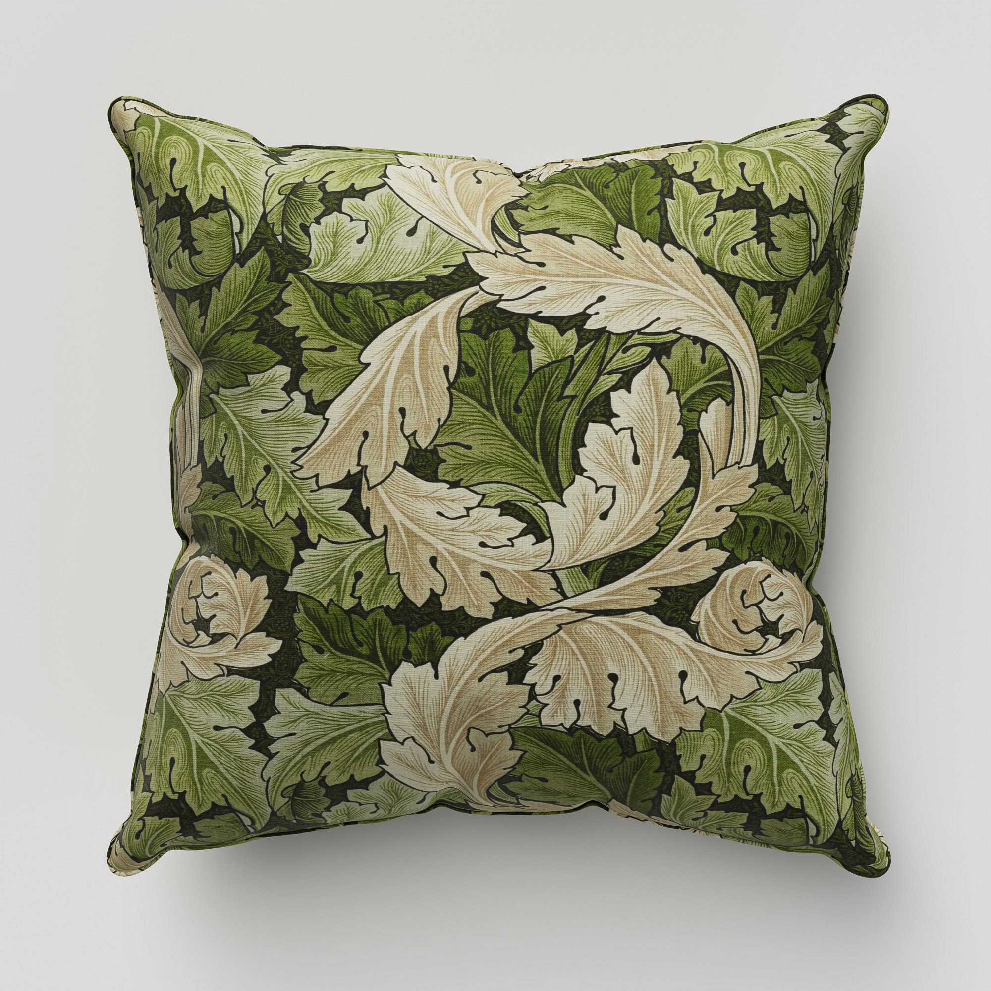 William Morris At Home Acanthus Nettle Cushion - Image 2