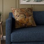 William Morris At Home Acanthus Velvet Acorn Cushion