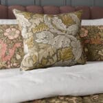 William Morris At Home Acanthus Velvet Flint Cushion