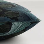 William Morris At Home Acanthus Velvet Indigo Cushion