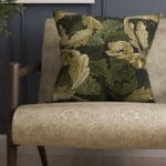 William Morris At Home Acanthus Velvet Nettle Cushion