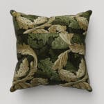 William Morris At Home Acanthus Velvet Nettle Cushion