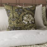 William Morris At Home African Marigold Cornflower Cushion