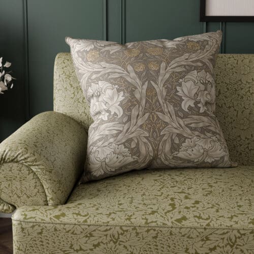 William Morris At Home African Marigold Limestone Cushion