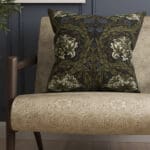 William Morris At Home African Marigold Velvet Cornflower Cushion