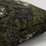 William Morris At Home African Marigold Velvet Cornflower Cushion