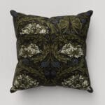 William Morris At Home African Marigold Velvet Cornflower Cushion
