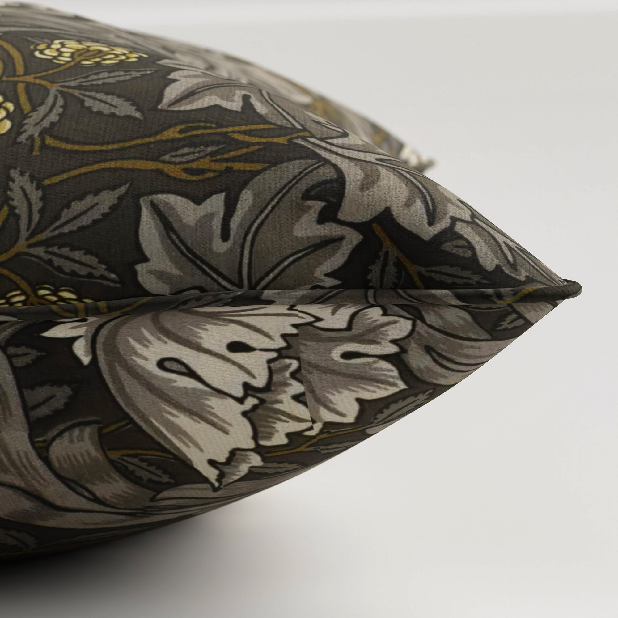 William Morris At Home African Marigold Velvet Iron Cushion - Image 4