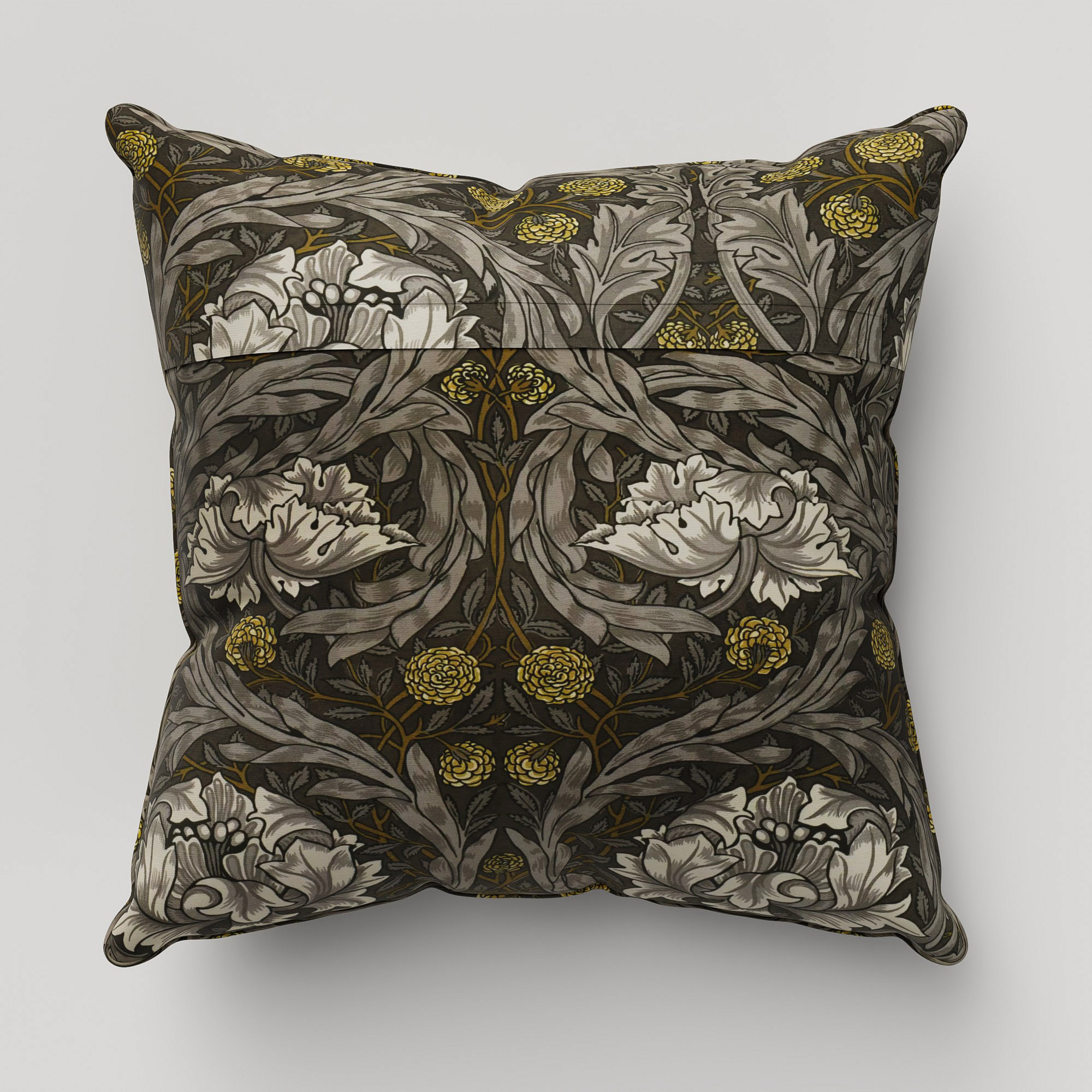 William Morris At Home African Marigold Velvet Iron Cushion - Image 5