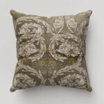William Morris At Home African Marigold Velvet Limestone Cushion