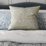 William Morris At Home Larkspur Flint Cushion
