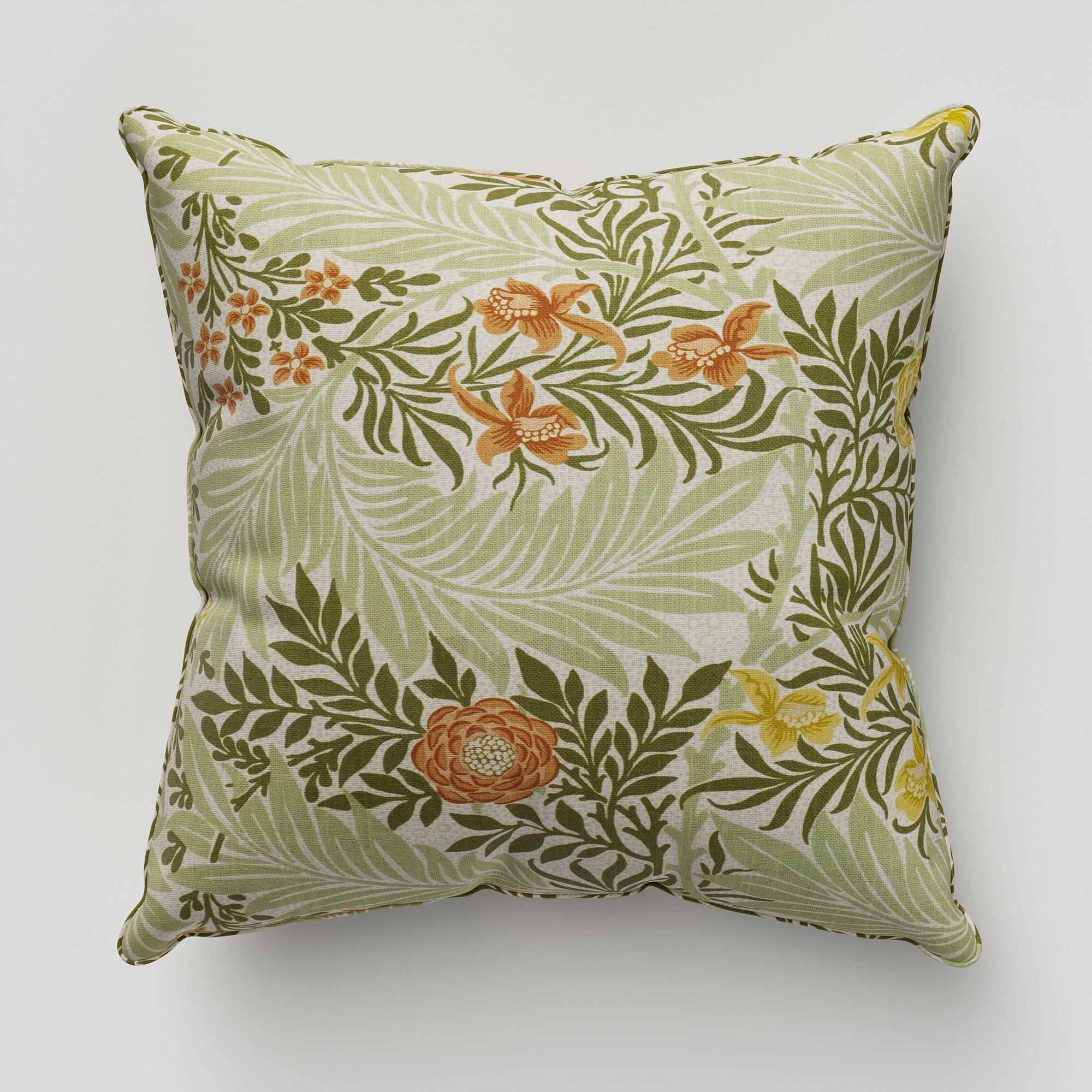 William Morris At Home Larkspur Nettle Cushion - Image 2