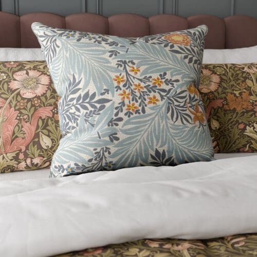 William Morris At Home Larkspur Woad Cushion