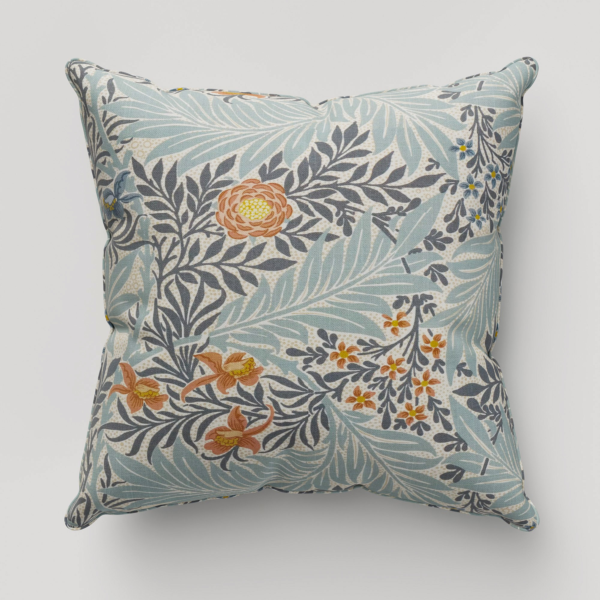 William Morris At Home Larkspur Woad Cushion - Image 2