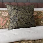 William Morris At Home Larkspur Woven Indigo Cushion