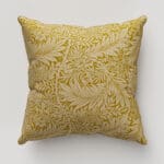William Morris At Home Larkspur Woven Ochre Cushion